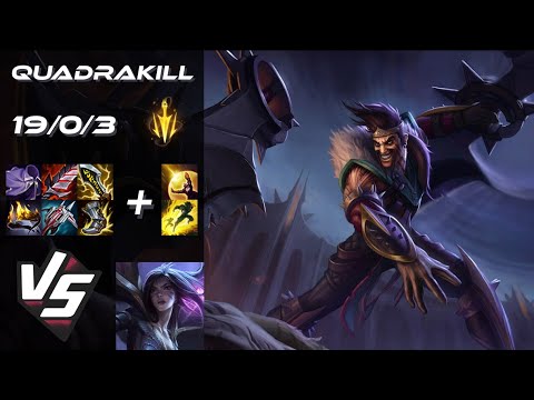 BOTTOM Draven vs Kai'Sa [QUADRAKILL] - EU Grandmaster Patch 14.21