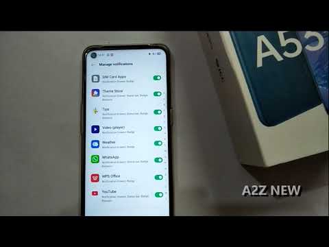 OPPO A53 Notification Setting | Oppo Mobile Me Notification Band Kaise kare
