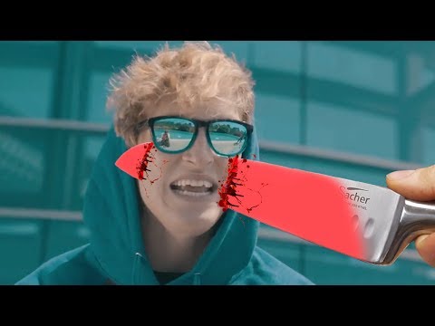 The Fall of Jake Paul (FULL SONG) but everytime Jake gets roasted a 1000 Degree Knife cuts something
