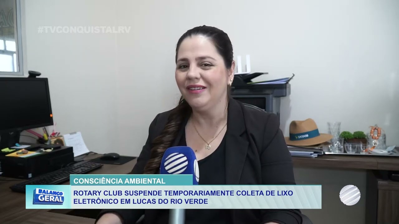 Coleta de lixo eletrônico do Rotary é suspensa temporariamente em Lucas do Rio Verde