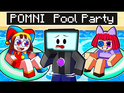 EPIC Pool Party with POMNI & RAGATHA in Minecraft!