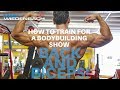 How to train for a Bodybuilding Show- Back and Biceps!