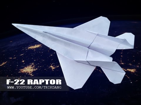 How To Make The F22 Paper Plane That Flies - Instructables
