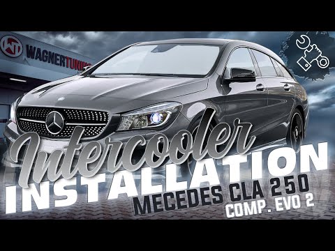 Wagner Tuning - Mercedes CLA 250 Competition EVO2 Intercooler Installation
