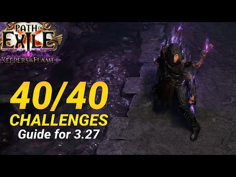 【Path of Exile】40/40 Challenges | BEGINNER FRIENDLY GUIDE | 3.27