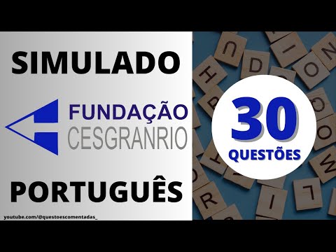 30 Questões - Português - Banca - CESGRANRIO