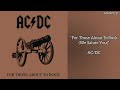 For Those About To Rock (We Salute You) - AC/DC - Lyrics/Letra - (ENG/ESP)