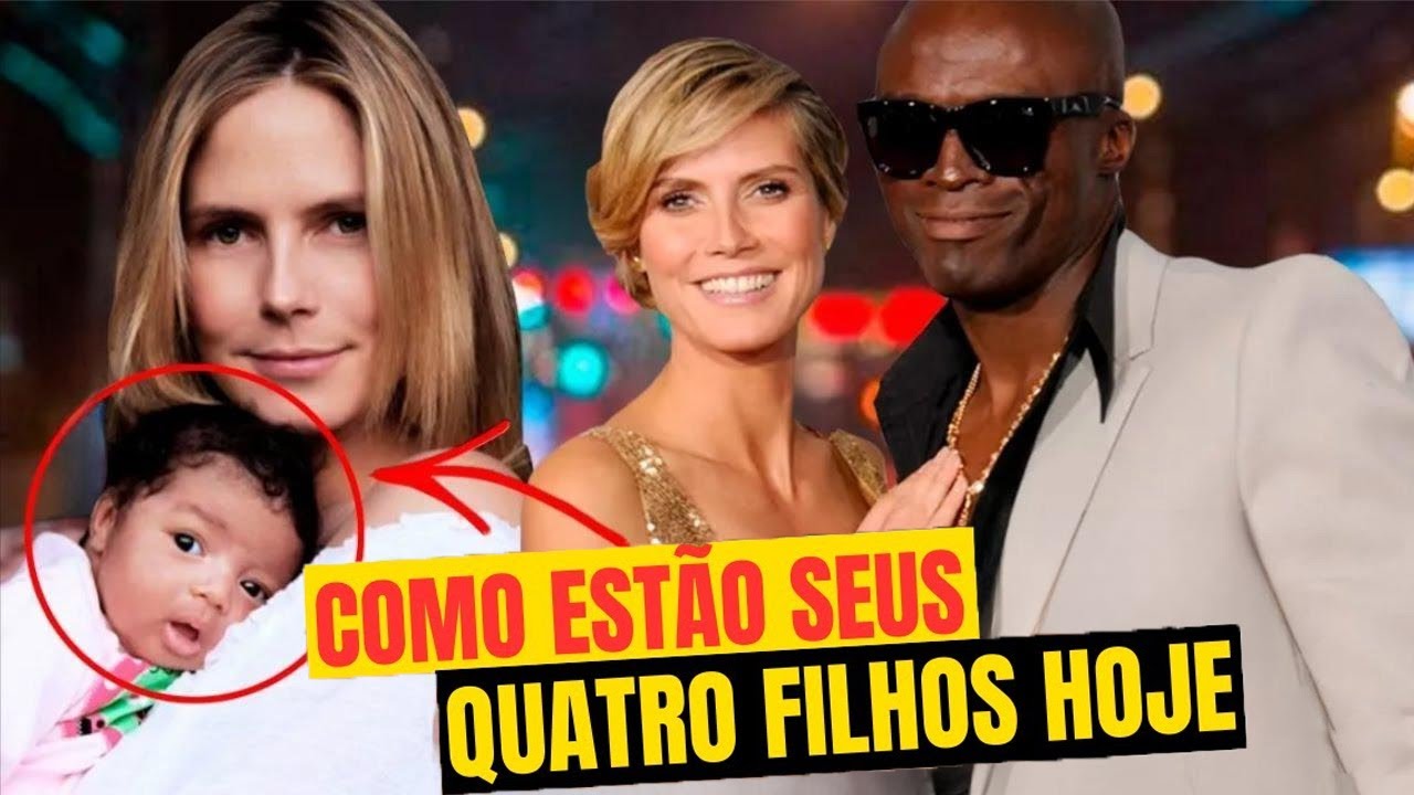 História de amor com um final trágico. Heidi Klum e Seal. Veja seus quatro filhos!