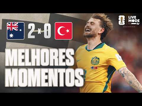 Austrália 2-0 Turquia (WC 2026)