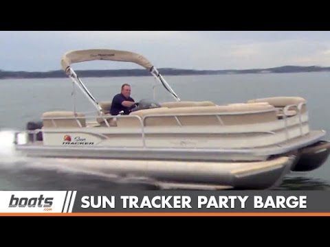 Sun Tracker Party Barge 24 XP3 Boat Review / Performance Test