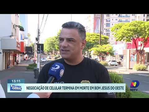 Negociação de celular termina em morte em Bom Jesus do Oeste