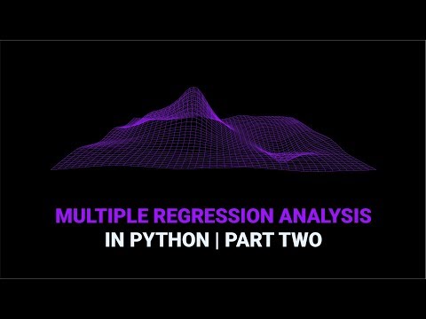 Multiple Regression Analysis In Python Part 2