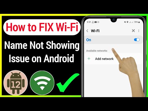 How to FIX Wi-Fi Name Not Showing Issue on Android