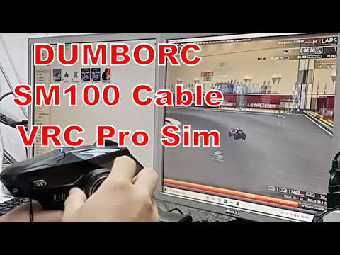 DUMBORC X6 Transmitter + FLYSKY SM100 Cable + VRC Pro Racing Simulator