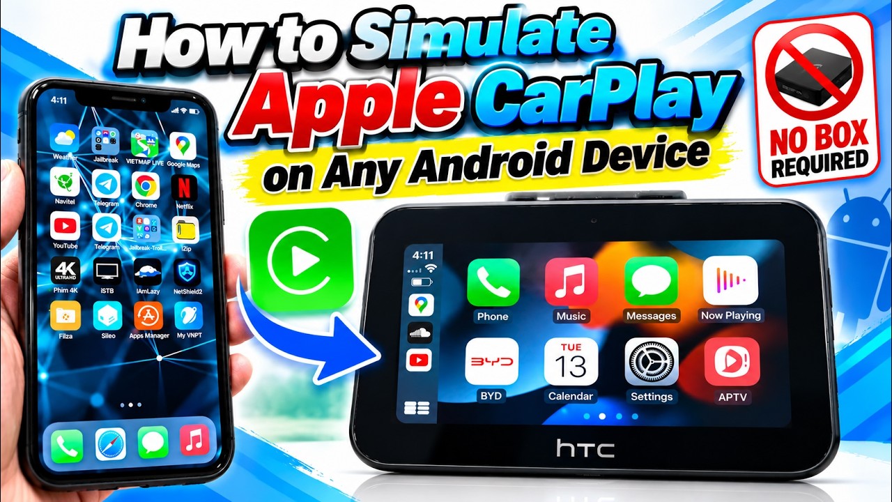 How to Simulate Apple CarPlay on Any Android Device