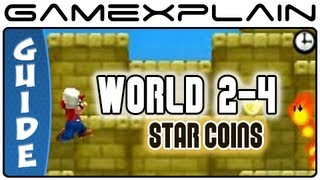 New Super Mario Bros. 2:  Level 2-4 Star Coin Guide & Walkthrough