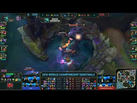 SSG vs H2K Highlights Game 2 Worlds 2016 Semi Finals Samsung Galaxy vs H2K Gaming
