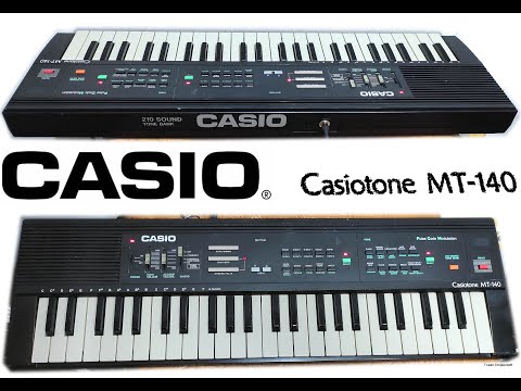 CASIO MT-140 (sound and styles demonstration)