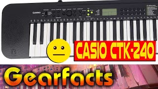 Video thumbnail for Casio CTK-240 keyboard: Same sounds as 30 years ago :/ by Gearfacts