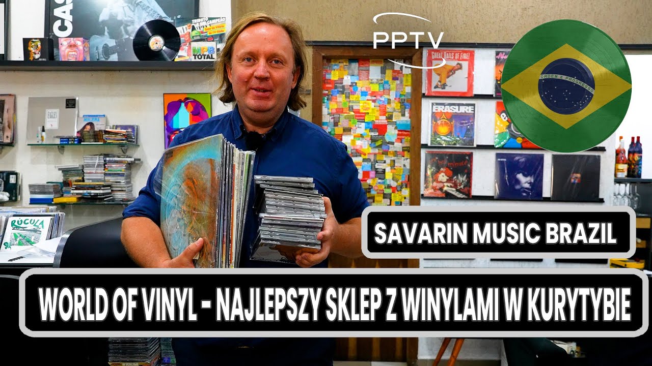 World of Vinyl: Najlepszy sklep z winylami w Kurytybie – Savarin Music Brazil