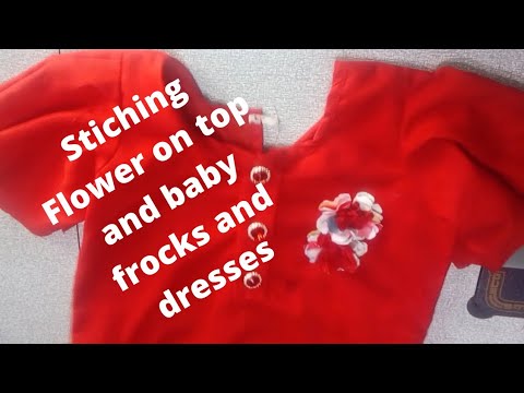 flower design on top,frocks|dhanu Tailoring and arts