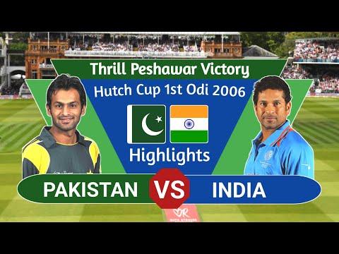 Pakistan win match after India's 328 | Chase down indians in peshawar 2006 |