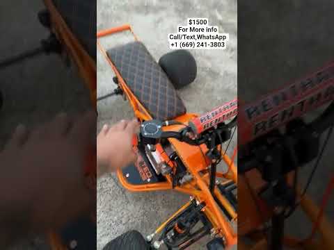 I gotta be careful with this badass eletric mini quad  #quad #bike #gokart #trikes #viral