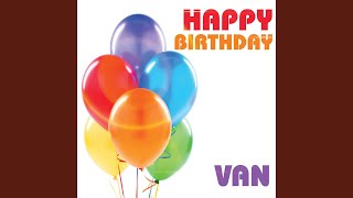 Happy Birthday Van
