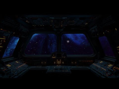 Authentic Spaceship Cockpit Brown Noise | Relaxing Space Flight Ambience | Realistic Sound