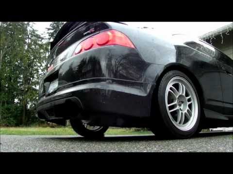 Acura Rsx Type S HKS Hi-Power Exhaust Before & After DCRH