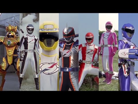 GoGo Sentai Boukenger - Each Ranger (and Extra) Henshin/Transformation
