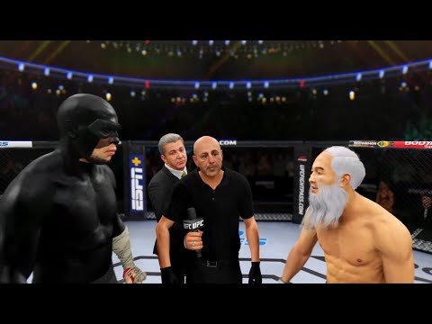 Superhero Wildcat vs. Old Bruce Lee - EA sports UFC 4