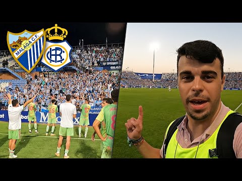 DERBI, AMBIENTAZO y DESPLAZAMIENTO MALAGUISTA en el NUEVO COLOMBINO | Vlog Recreativo - Málaga