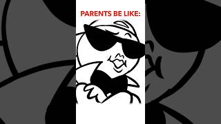 My Parents 😭(Animation Meme) Anim: RedFlowerCrown #shorts