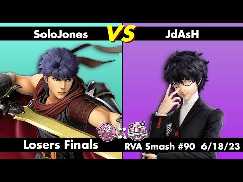 RVA Smash #90: SoloJones (Ike) vs JdAsH (Joker) | LOSERS FINALS | 46 Entrants | SSBU