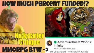 AdventureQuest Worlds: Infinity - Brand Loyalty At It's Finest! (A-) Kickstarter Critique Review
