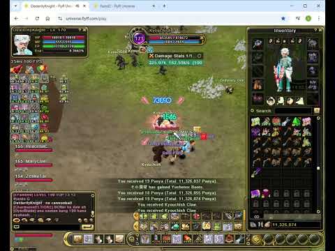 Flyff Universe DexterityKnight LV170 Templar