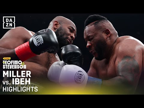 WHAT HAPPENED TO Jarrell Miller's hair vs Kingsley Ibeh | Fight Highlights