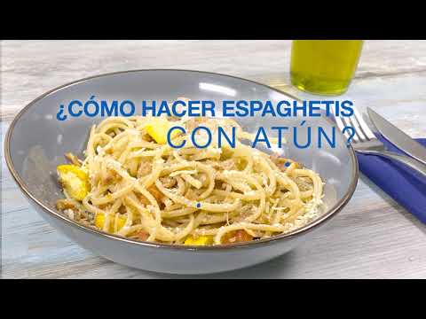 Receta de Espaguetis con Atún Van Camp’s