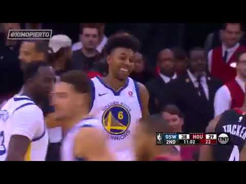 Nick Young Does Michael Jordan Shrug | Warriors vs Rockets | January 4, 2018 | 2017-18 NBA Season