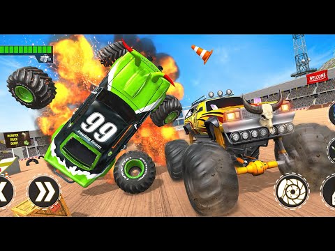 Monster Truck Derby Racing Crash Stunts fighter- Car Games  war - Truck Games.