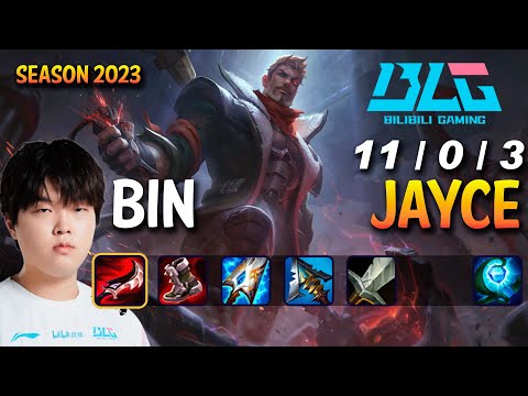 BLG Bin JAYCE vs QUINN Top - Patch 13.23 KR Ranked