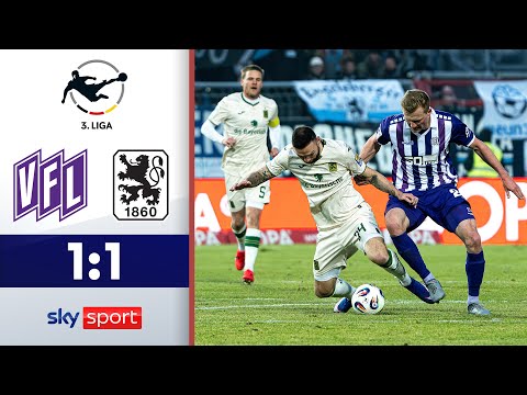 VfL verpasst Sprung auf Aufstiegsplatz! | VfL Osnabrück - TSV 1860 München | Highlights - 3. Liga