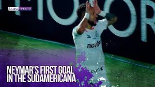 Neymar Opens The Score With First Sudamericana Goal with Santos | beIN SPORTS USA
