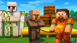 ✅ Cómo HICE la GRANJA de HIERRO MÁS EFICIENTE en SURVIVAL | MINECRAFT BEDROCK | EduCraft