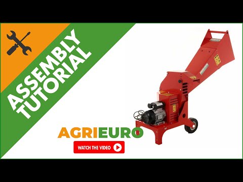 AgriEuro BIO 500-EBIONDA - Electric Garden Shredder - Single-Phase Motor - Assembly tutorial