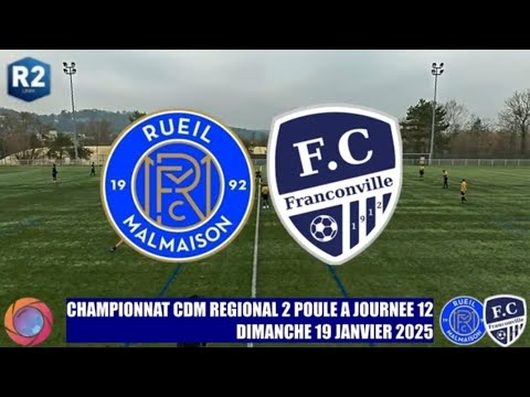 DIMANCHE 19 JANVIER 2025 CDM R2 FC REUIL MALMAISON FCF LE MATCH