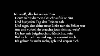 Fard feat Bobby V - Zu Spät / Remember when Lyrics ♥