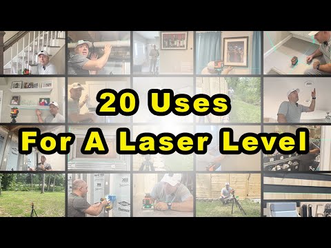 20 Ways To Use A Laser Level! Hands On With The DOVOH Laser Level 360 With Self Leveling