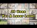 20 Ways To Use A Laser Level Hands On With The DOVOH Laser Level 360 With Self Leveling